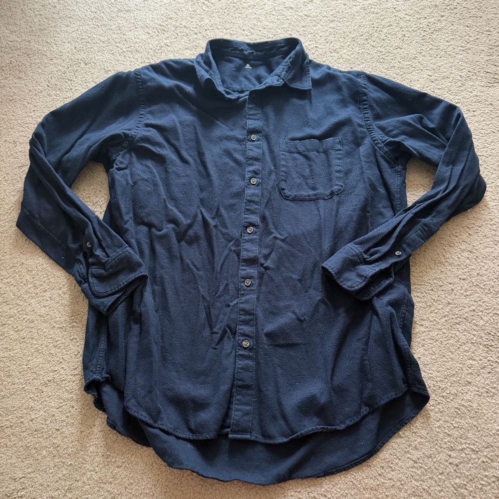 MUJI BUTTON UP TOP! ✨